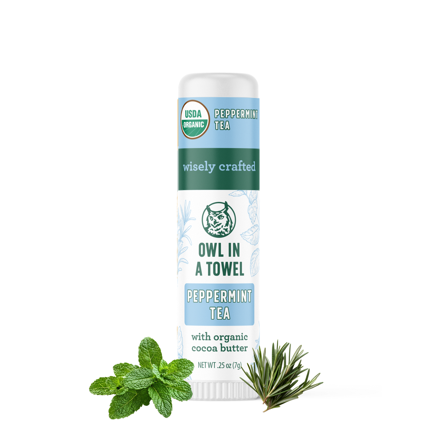 Peppermint Tea Lip Balm - .25 oz - Pre-order for March delivery.