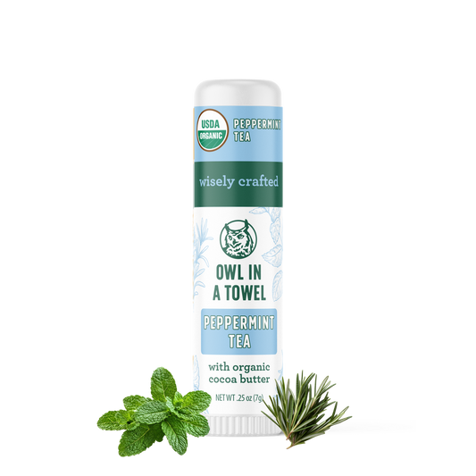 Peppermint Tea Lip Balm - .25 oz - Pre-order for March delivery.